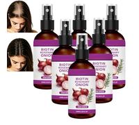 La laca para el cabello 3 en 1 de cebolla y romero promueve el crecimiento, la biotina de cebolla spray fortalece las raíces revitaliza el cuero cabelludo, romero, laca para el cabello profundamente