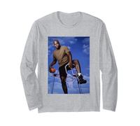 LA Lakers Shaquille O'Neal NBA Baloncesto por Michael Grecco Manga Larga