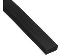 La lámina de caucho neopreno se enrolla con una tira sellado sólido 1 m largo, que utiliza for juntas, artesanías, y protección bricolaje(12mmx12mm)