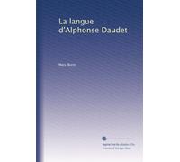 La langue d'Alphonse Daudet