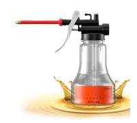 La lata de | Bomba manual de 350 ml con una boquilla recta | Jeringa de lubricación con una boquilla directa para mantenimiento de herramientas Taller de garaje Equipo industrial Dispositivos e