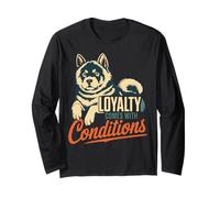 La Lealtad del Perro Husky Viene con Condiciones Manga Larga