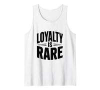 La Lealtad es RARA Cita única para los Amantes de los Verdaderos Amigos Camiseta sin Mangas