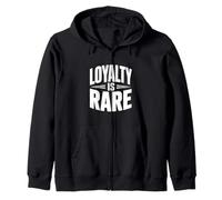 La Lealtad es RARA Cita única para los Amantes de los Verdaderos Amigos Sudadera con Capucha