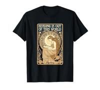 La Lectura Art Nouveau está Fuera de Este Mundo Diosa de la Luna Camiseta