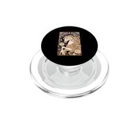 La Lectura de Unicornios de Estilo Art Nouveau es un gráfico Floral mágico PopSockets PopGrip para MagSafe