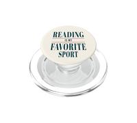 La Lectura es mi Deporte Favorito | Amantes de los Libros Lectores y autores PopSockets PopGrip para MagSafe
