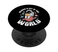 La Lectura está Fuera de Esta Semana Mundial de Las Bibliotecas Día Mundial del Libro PopSockets PopGrip Adhesivo