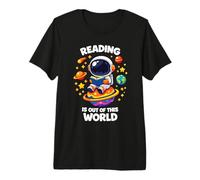 La Lectura está Fuera de Este Mundo Libro de Astronauta Espacial Camiseta Premium