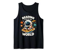 La Lectura está Fuera de Este Mundo Libro de Astronauta Espacial Camiseta sin Mangas