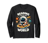 La Lectura está Fuera de Este Mundo Libro de Astronauta Espacial Manga Larga