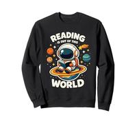 La Lectura está Fuera de Este Mundo Libro de Astronauta Espacial Sudadera