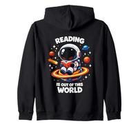 La Lectura está Fuera de Este Mundo Libro de Astronauta Espacial Sudadera con Capucha