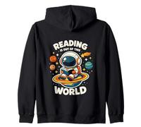 La Lectura está Fuera de Este Mundo Libro de Astronauta Espacial Sudadera con Capucha