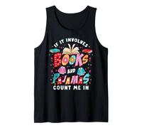 La lectura implica libros Pijama Cuenta conmigo Book Lover Camiseta sin Mangas