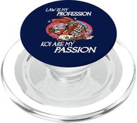 La Ley es mi profesión Los koi Son mi pasión Funny Koi Keeper PopSockets PopGrip para MagSafe