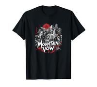 La Leyenda de la Cumbre del Monje Antiguo Voto de montaña Japonesa Camiseta
