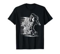 La Leyenda de la música Pop Retro Groove Stay Different Move Silent Camiseta