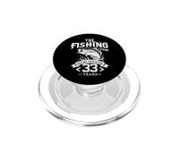 La Leyenda de la Pesca tambaleándolos para 33 años de Edad cumpleaños PopSockets PopGrip para MagSafe