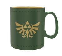 La Leyenda De Zelda Taza 460 Ml Insignia De Hyrule Cartón ABYSTYLE