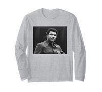 La Leyenda del Boxeo de Peso Pesado Muhammad Ali en Londres 1974 Manga Larga