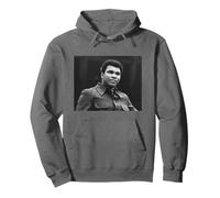 La Leyenda del Boxeo de Peso Pesado Muhammad Ali en Londres 1974 Sudadera con Capucha