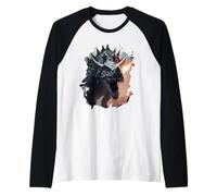 La Leyenda del Dracosaurio un Viaje a través de la Camiseta Manga Raglan
