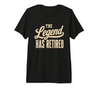 La Leyenda ha Retirado el Divertido clásico de jubilación Distressed Camiseta Premium