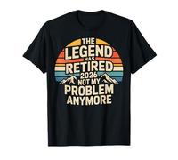 La Leyenda se ha Retirado 2026 Divertido Humor de jubilación Camiseta