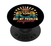 La Leyenda se ha Retirado 2026 Not My Problem Anymore Vintage PopSockets PopGrip Adhesivo