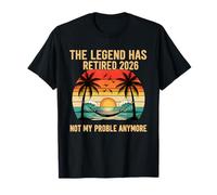 La Leyenda se ha Retirado 2026 Ya no es mi Problema Retro Camiseta