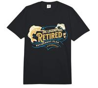La Leyenda se ha Retirado Ofishally Fun Plan de jubilación Pesca Comfort Colors Adult Heavyweight T-Shirt