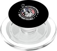 La Libertad de expresión es más Importante Que Tus Sentimientos | USA Freedom PopSockets PopGrip para MagSafe