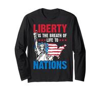 La Libertad es el Aliento de Vida para Las Naciones Manga Larga