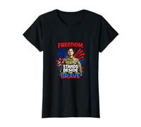 La Libertad está al Lado del Valiente Tributo patriótico Camiseta