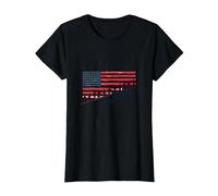 La Libertad no es Gratis: Homenaje patriótico a los héroes estadounidenses Camiseta, Mujer, Negro, XL