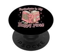 La librería es mi Lugar Feliz Escape caprichoso PopSockets PopGrip Adhesivo