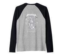 La líder de Athena Goddess Rock, Olympus Rock and Roll BACK Camiseta Manga Raglan