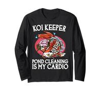 La Limpieza de estanques Koi Keeper es mi Cardio Manga Larga