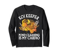 La Limpieza de estanques Koi Keeper es mi Cardio Manga Larga