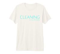 La Limpieza es mi Terapia ordenada Monstruo Orgulloso quedarse en casa mamá Camiseta Premium