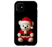 La Linda alegría navideña de Santa Bear da Forma a la manía Carcasa para iPhone 11