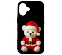 La Linda alegría navideña de Santa Bear da Forma a la manía Carcasa para iPhone 16