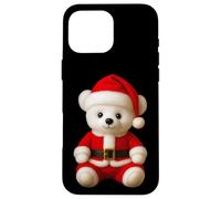 La Linda alegría navideña de Santa Bear da Forma a la manía Carcasa para iPhone 16 Pro MAX
