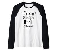 La Linda Leyenda de la Reina de los Grammy Best Forever - Orgullosa Abuela de los Grammy Camiseta Manga Raglan