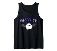 La Linda y Espeluznante Camiseta con el Fantasma de Halloween de Monster Abaddon Camiseta sin Mangas