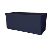 La lino poliéster popelín sábana bajera ajustable mantel para mesa de 2,4 metros