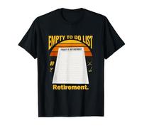 La Lista vacía de tareas Pendientes Hoy es Divertida la jubilación Camiseta gráfica económica