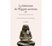 La Littérature De Légypte Ancienne. Volume Iv (ebook)