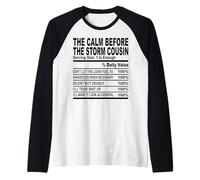 La Llamada primos sarcásticos primos para Hombres Mujeres diversión Familia Camiseta Manga Raglan